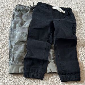 Cat & Jack Black and Camo-Print Jogger Pants